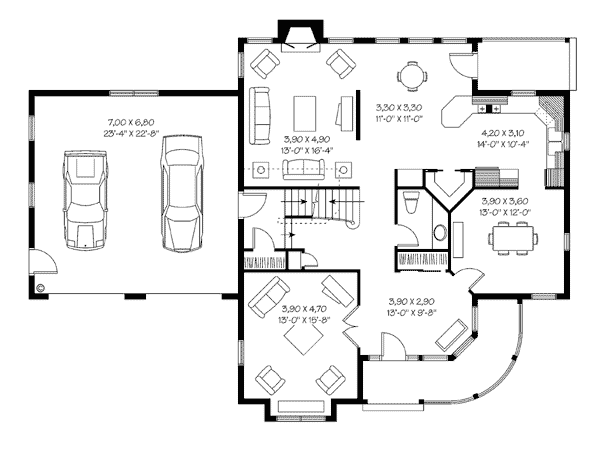 Country Victorian Level One of Plan 65315