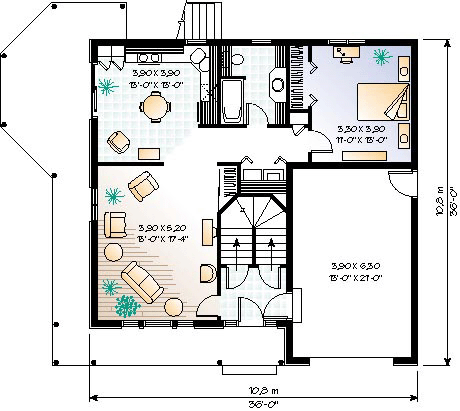 Narrow Lot Victorian Level One of Plan 65337