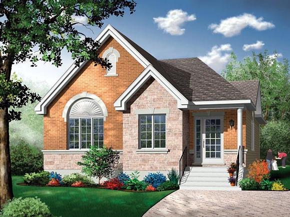 House Plan 65352 Elevation