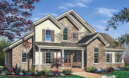 House Plan 65368 Elevation