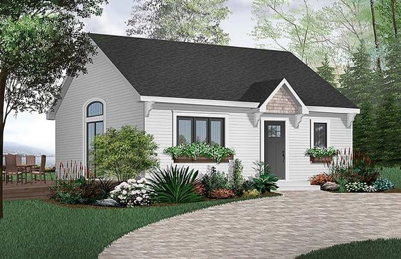 House Plan 65386 Elevation