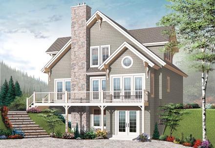 House Plan 65389 Elevation