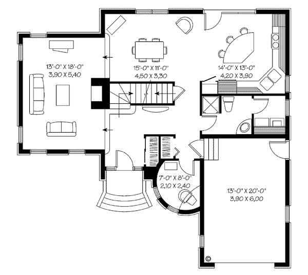 European Victorian Level One of Plan 65402