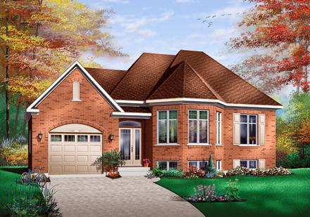 House Plan 65415 Elevation