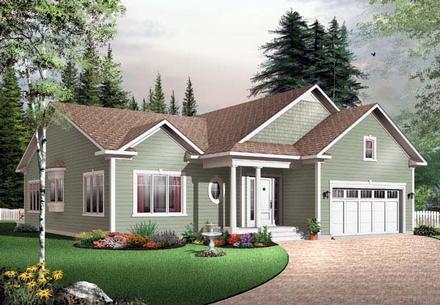 House Plan 65432 Elevation