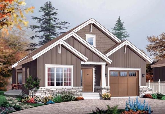 House Plan 65435 Elevation