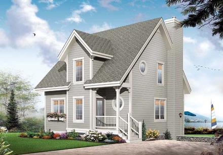 House Plan 65452 Elevation