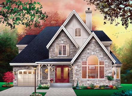 House Plan 65471 Elevation