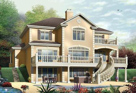 House Plan 65472 Elevation