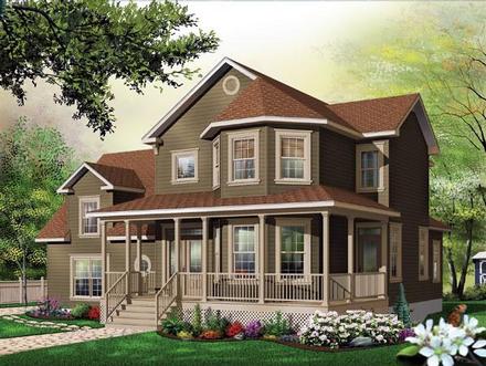 House Plan 65479 Elevation