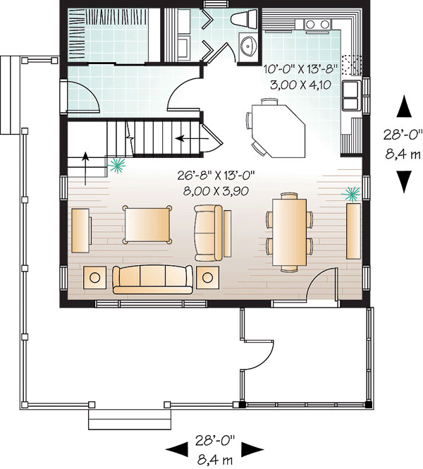 Country Narrow Lot Level One of Plan 65481