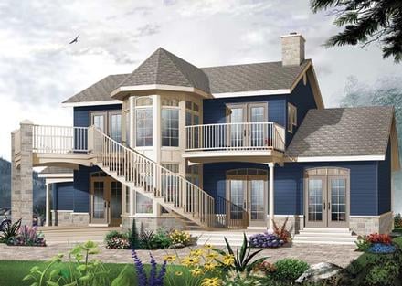 House Plan 65488 Elevation