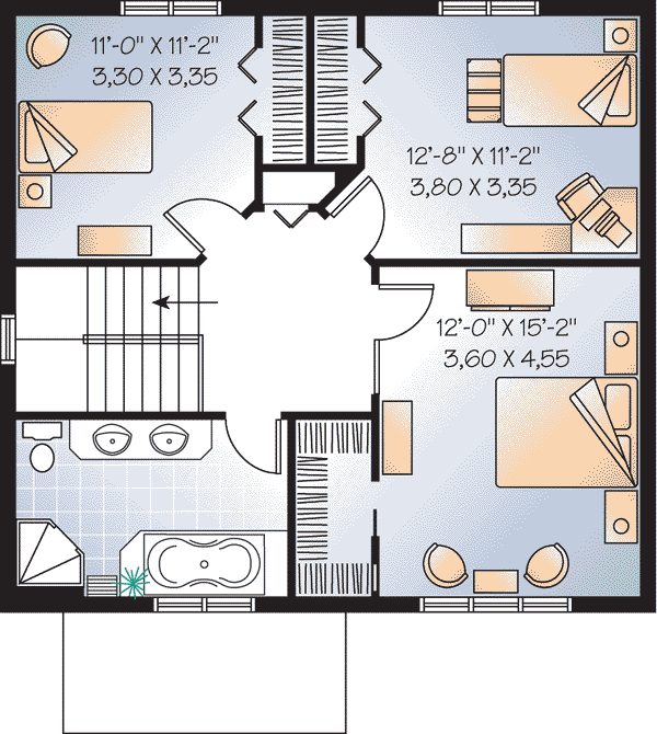 Country Craftsman Level Two of Plan 65503