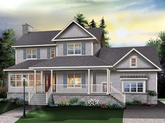 House Plan 65510 Elevation