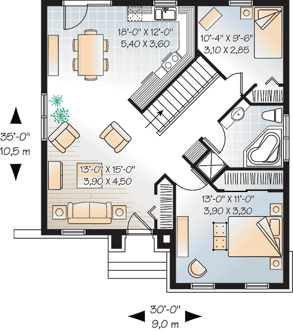 European Traditional Level One of Plan 65522