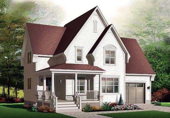 House Plan 65529 Elevation