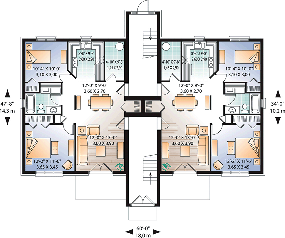 apartment building floor plans