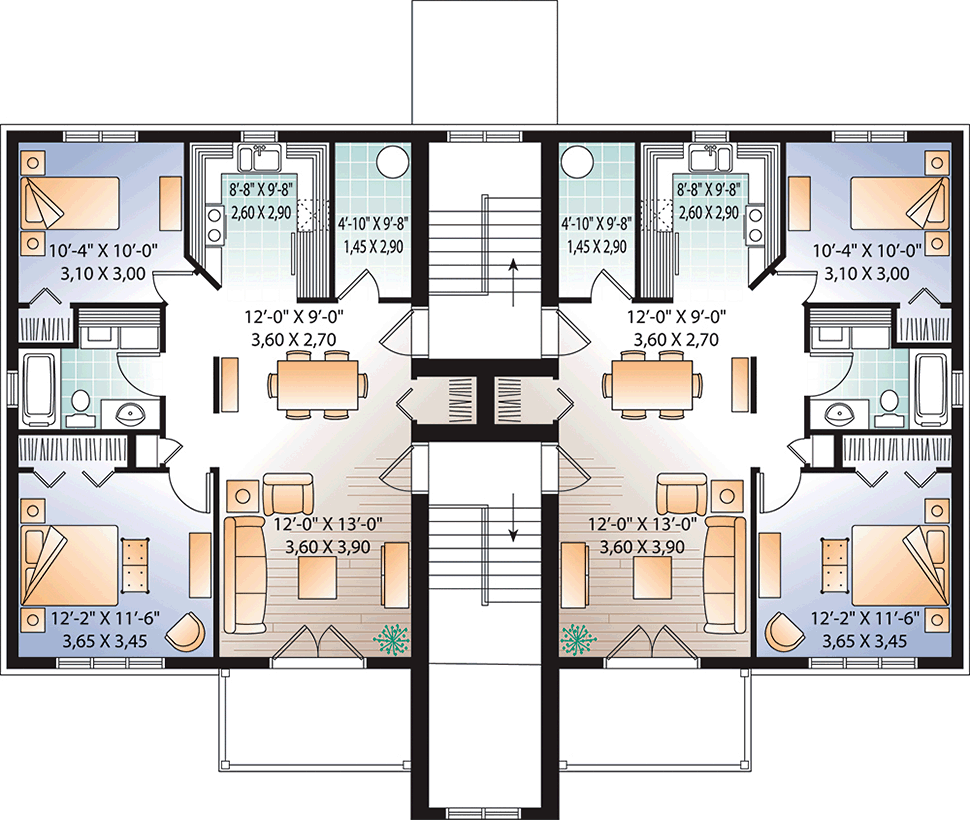 6 Unit Multi-Plex Plans