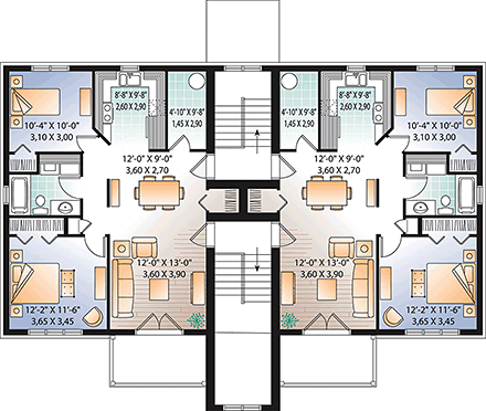 Multi-Family Plan 65533 Second Level Plan