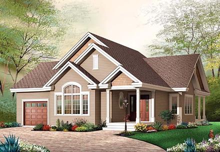 Bungalow Elevation of Plan 65540