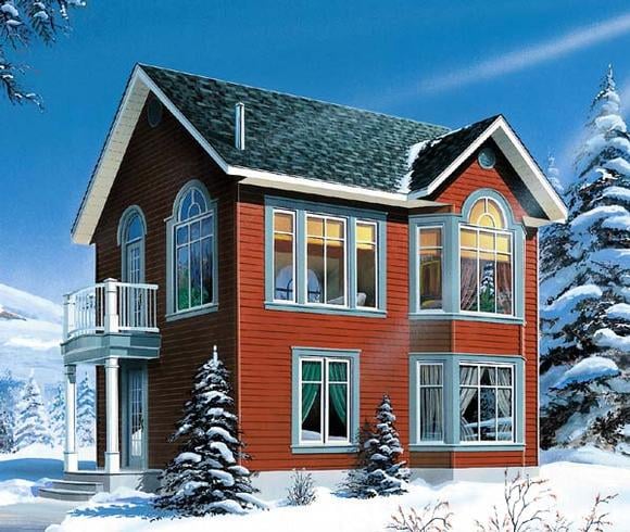 House Plan 65580 Elevation