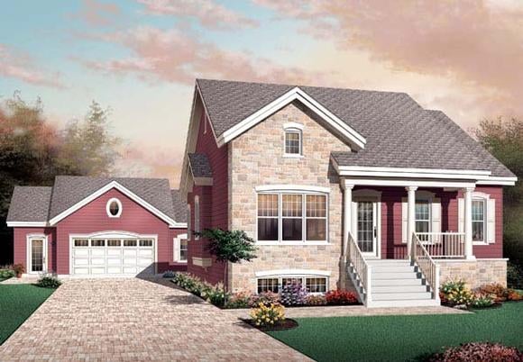 House Plan 65592 Elevation