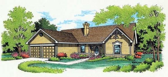 House Plan 65618 Elevation