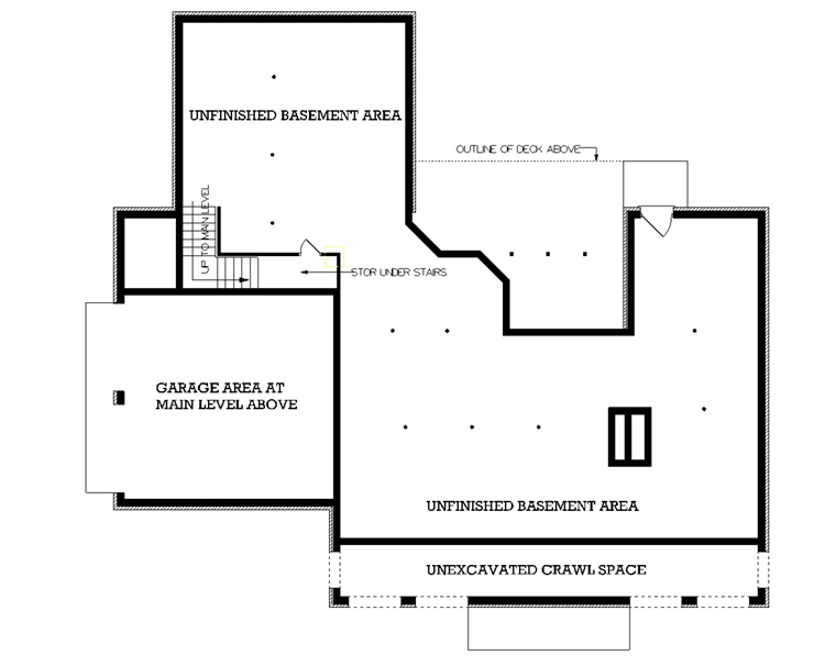 Colonial Country Southern Lower Level of Plan 65622