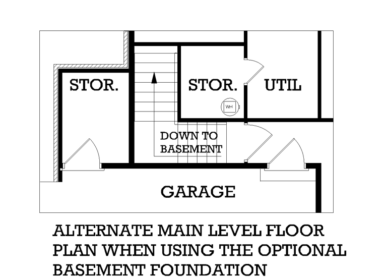 Colonial Country Southern Alternate Level One of Plan 65622