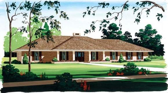 House Plan 65628 Elevation