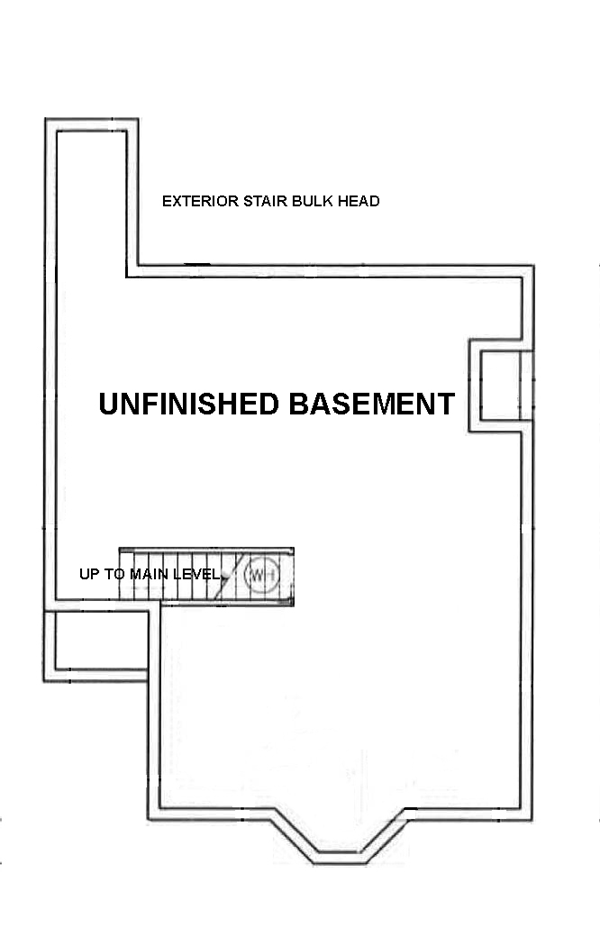 Bungalow Contemporary Country Lower Level of Plan 65639