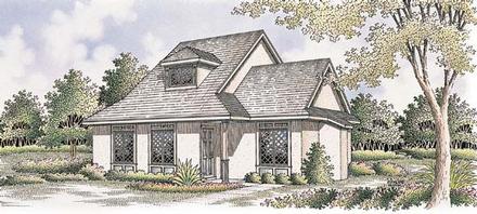 Bungalow Contemporary Country Elevation of Plan 65639