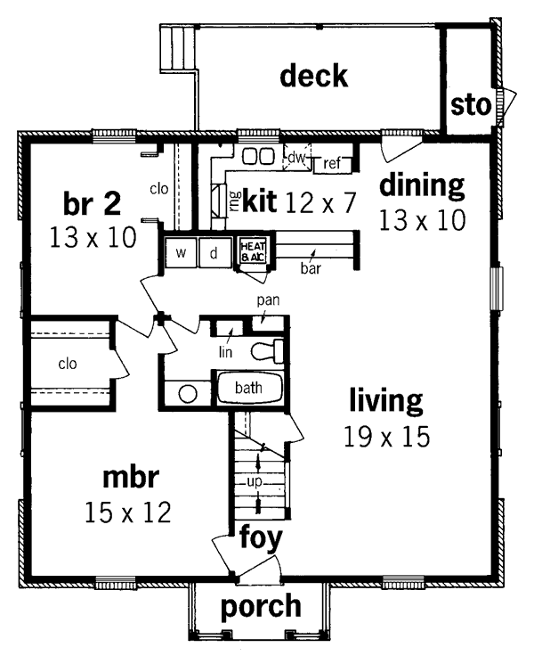 Cape Cod Country Level One of Plan 65640