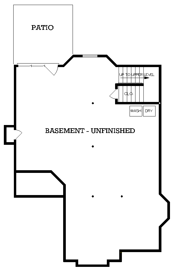 House Plan 65643 Lower Level