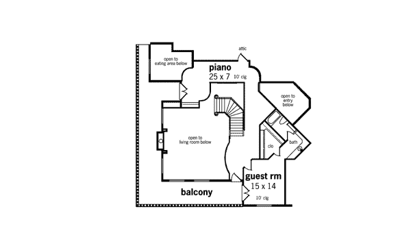 Contemporary European Southern Level Two of Plan 65651