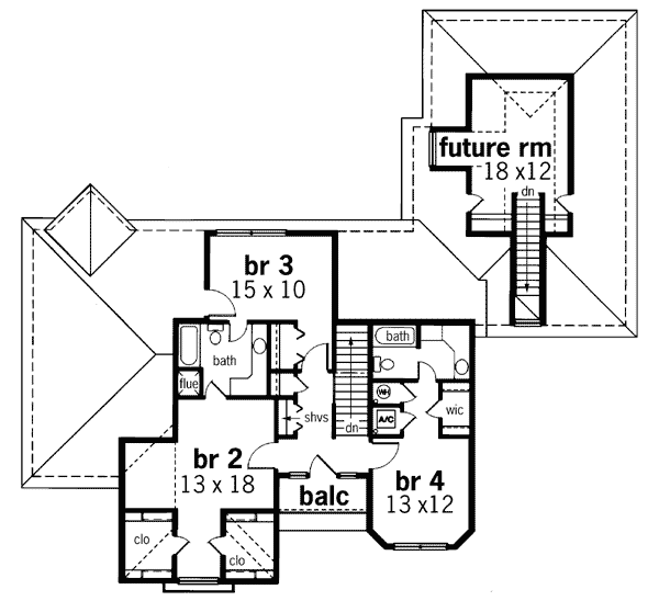 Contemporary Traditional Level Two of Plan 65652