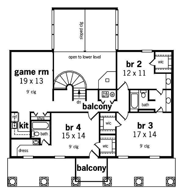 Colonial Southern Level Two of Plan 65659