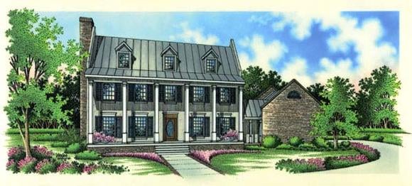 House Plan 65662 Elevation