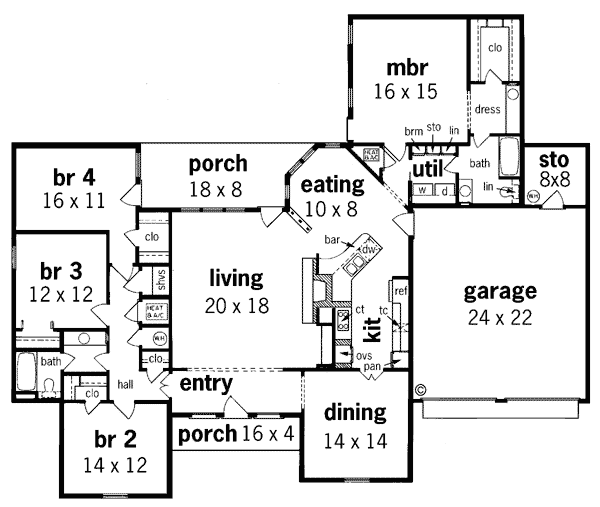 Mediterranean Level One of Plan 65667