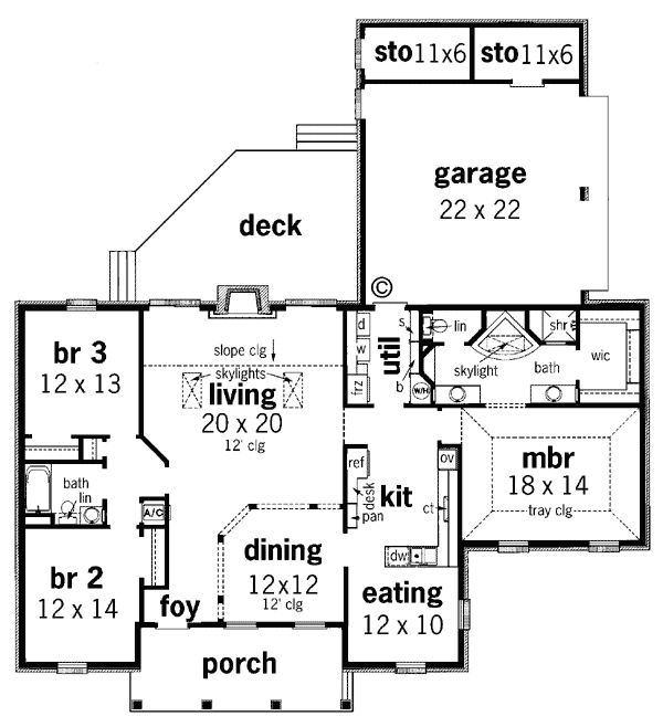 Country Southern Level One of Plan 65670