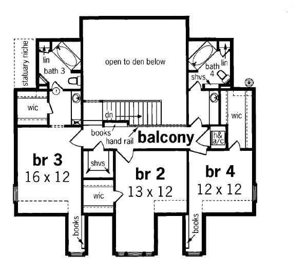 Country Tudor Level Two of Plan 65671