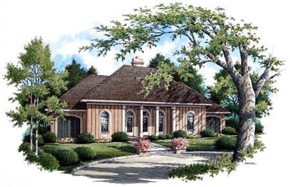 House Plan 65697 Elevation