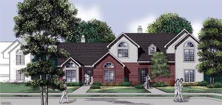 Multi-Family Plan 65712 Elevation