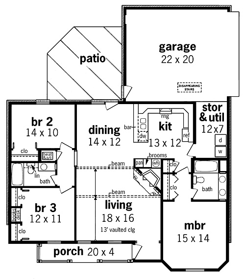 Traditional Level One of Plan 65731