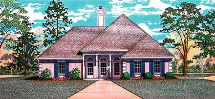 Traditional Elevation of Plan 65736