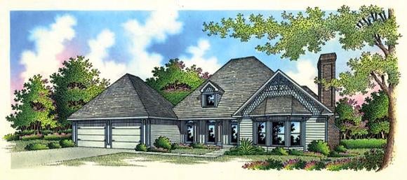 House Plan 65771 Elevation