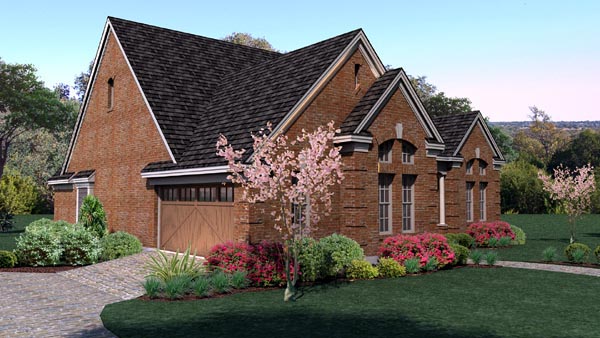 Traditional Plan with 1675 Sq. Ft., 3 Bedrooms, 2 Bathrooms, 2 Car Garage Picture 4