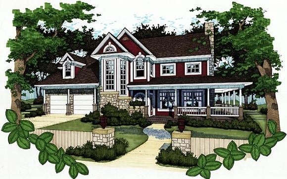 House Plan 65812 Elevation