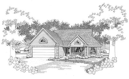 House Plan 65817 Elevation