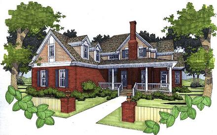 House Plan 65824 Elevation